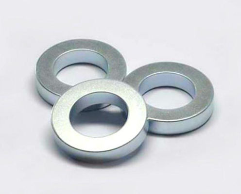آهنرباهای N52 Ring NdFeB با پوشش روی برای مصارف صنعتی