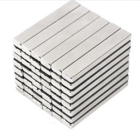 آهنرباهای میله صنعتی تخت Ni Cu Ni آهنرباهای طولانی قوی سفارشی شده