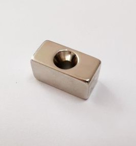 آهنرباهای سوراخ مستطیلی بلوکی Ndfeb N45 OEM