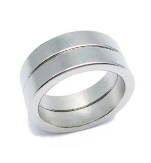 حلقه آهنرباهای نئودیمیم NdFeB آهنربا N52 Ni Cu Ni پوشش